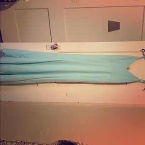 A Windsor mint prom dress